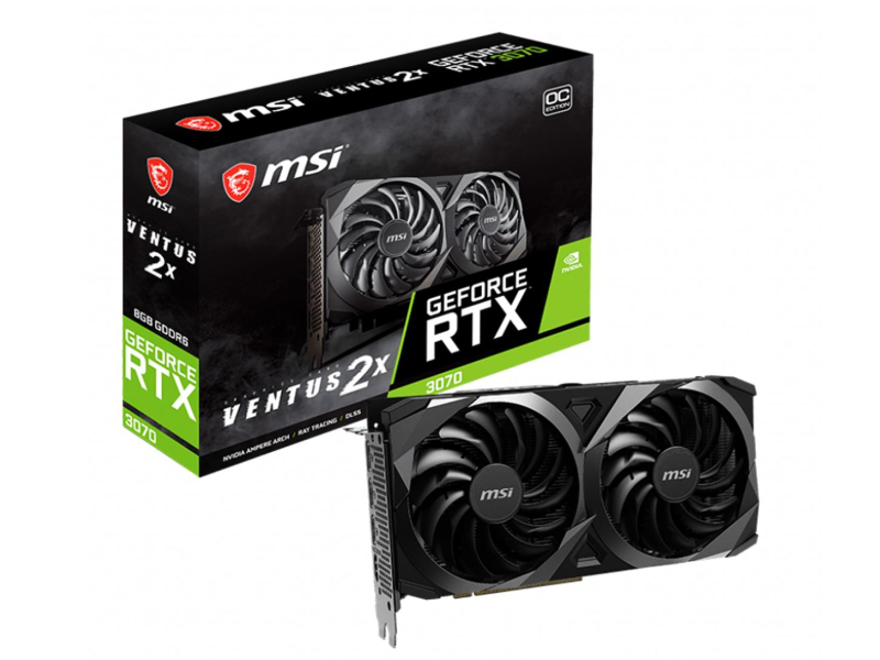 MSI GeForce RTX 3070 VENTUS 2X OC LHR 8GB GDDR6